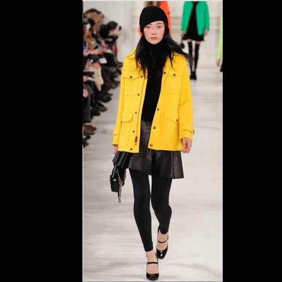 Polo Ralph Lauren Leather Skirt